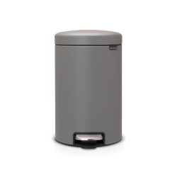 Кош за смет с педал Brabantia NewIcon 12L, Mineral Concrete Grey
