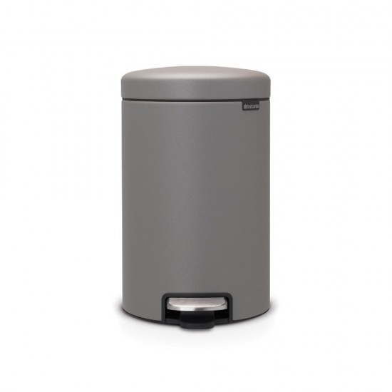 Кош за смет с педал Brabantia NewIcon 12L, Mineral Concrete Grey Кош за смет с педал Brabantia NewIcon 12L, Mineral Concrete Grey