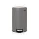 Кош за смет с педал Brabantia NewIcon 12L, Mineral Concrete Grey Кош за смет с педал Brabantia NewIcon 12L, Mineral Concrete Grey