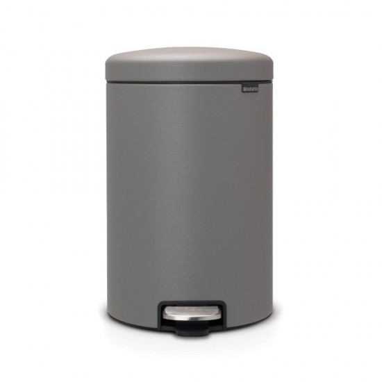 Кош за смет с педал Brabantia NewIcon 20L, Mineral Concrete Grey Кош за смет с педал Brabantia NewIcon 20L, Mineral Concrete Grey