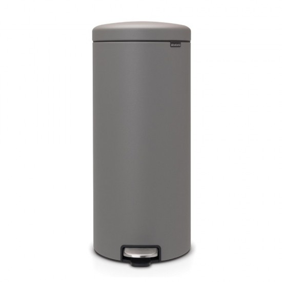 Кош за смет с педал Brabantia NewIcon 30L, Mineral Concrete Grey Кош за смет с педал Brabantia NewIcon 30L, Mineral Concrete Grey