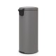 Кош за смет с педал Brabantia NewIcon 30L, Mineral Concrete Grey