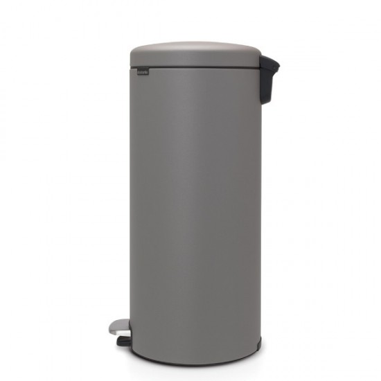 Кош за смет с педал Brabantia NewIcon 30L, Mineral Concrete Grey
