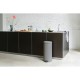 Кош за смет с педал Brabantia NewIcon 30L, Mineral Concrete Grey
