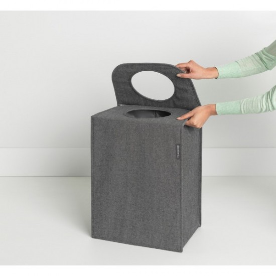 Торба за пране Brabantia 55L, Pepper Black, правоъгълна