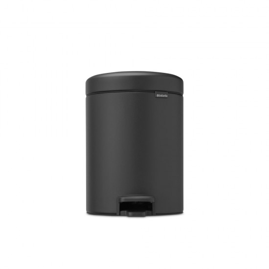 Кош за смет с педал Brabantia NewIcon 5L, Mineral Infinite Grey Кош за смет с педал Brabantia NewIcon 5L, Mineral Infinite Grey