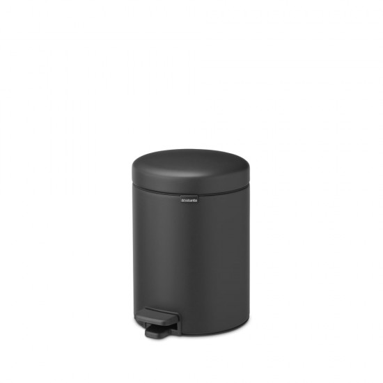 Кош за смет с педал Brabantia NewIcon 5L, Mineral Infinite Grey Кош за смет с педал Brabantia NewIcon 5L, Mineral Infinite Grey