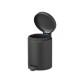 Кош за смет с педал Brabantia NewIcon 5L, Mineral Infinite Grey Кош за смет с педал Brabantia NewIcon 5L, Mineral Infinite Grey