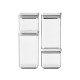 Комплект буркани Brabantia Tasty+ (2х0.7L и 2x1.6L),  4 броя , Light Grey