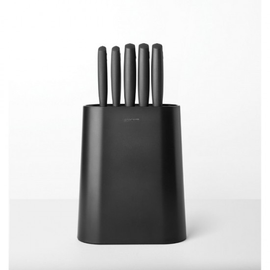 Блок с 5 ножа Brabantia Tasty+ Dark Grey