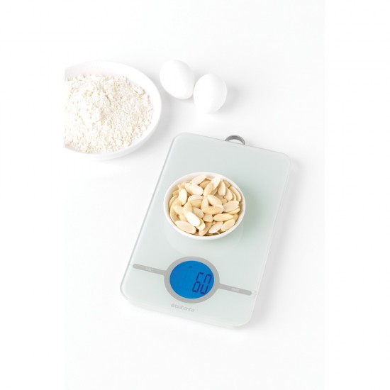 Везна кухненска Brabantia Tasty+ Light Grey, LCD диспей