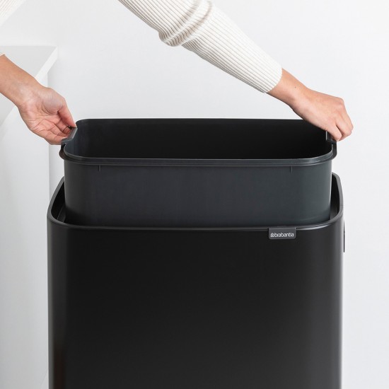 Кош за смет Brabantia Bo Touch Hi 60L, Matt Black