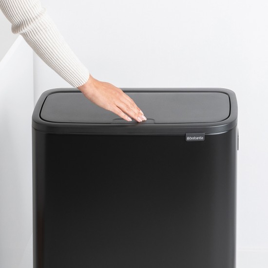 Кош за смет Brabantia Bo Touch Hi 60L, Matt Black