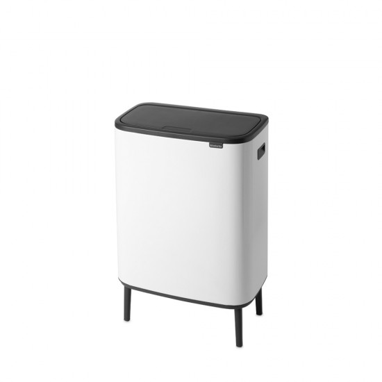 Кош за смет Brabantia Bo Touch Hi 2x30L, White