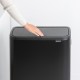 Кош за смет Brabantia Bo Touch Hi 2x30L, Matt Black