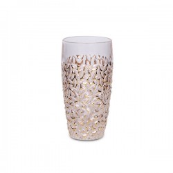 Чаша за вода Bohemia 1845 Nicolette Golden Marble 430ml, 6 броя