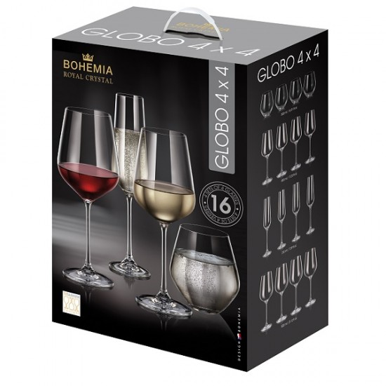 Комплект за вино Bohemia Royal & Crystalite Globo Комплект за вино Bohemia Royal & Crystalite Globo