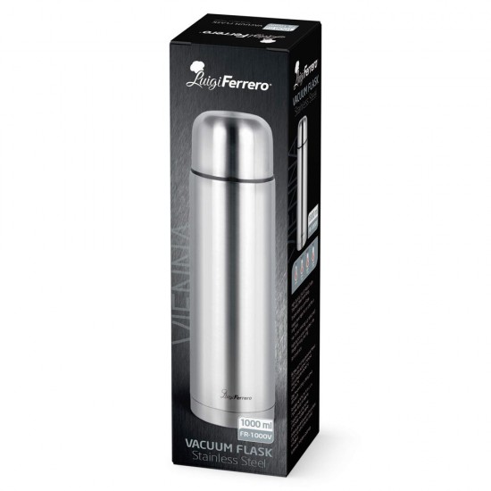 Термос Luigi Ferrero Vienna FR-1000V 1000ml, инокс. Термос Luigi Ferrero Vienna FR-1000V 1000ml, инокс.