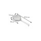 Цедка Tescoma Grandchef 14x18cm, удължена дръжка Цедка Tescoma Grandchef 14x18cm, удължена дръжка