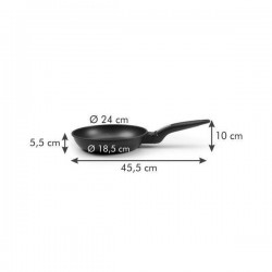 Тиган Tescoma SmartClick Ø24cm, сваляща се дръжка