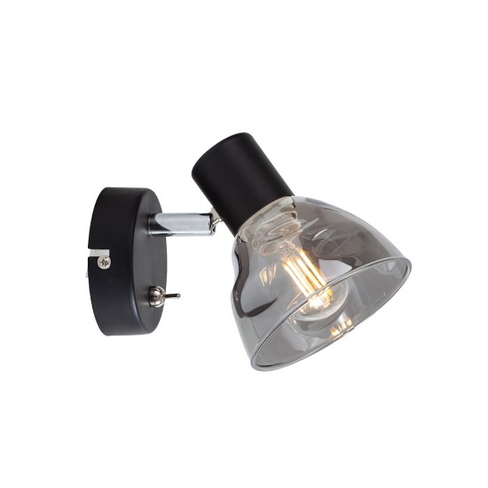 Спот 1-ца Moon, E14, 1 х max 40W, с ключ Спот 1-ца Moon, E14, 1 х max 40W, с ключ