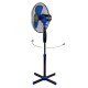 Вентилатор на стойка 16'' Perfect FM-3237, 40W, черно-синьо Вентилатор на стойка 16'' Perfect FM-3237, 40W, черно-синьо