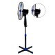 Вентилатор на стойка 16'' Perfect FM-3237, 40W, черно-синьо Вентилатор на стойка 16'' Perfect FM-3237, 40W, черно-синьо