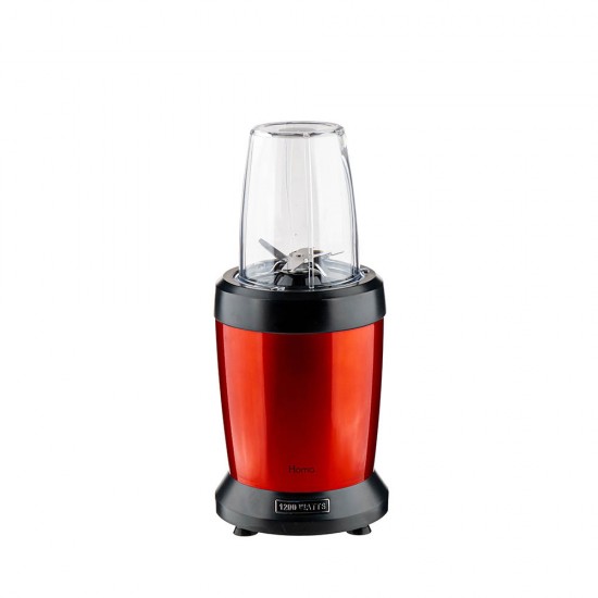 Нутри блендер Homa HNB-1299 Rossy, 1200W, 6 ножа, 2 чаши, червен Нутри блендер Homa HNB-1299 Rossy, 1200W, 6 ножа, 2 чаши, червен