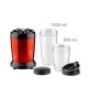 Нутри блендер Homa HNB-1299 Rossy, 1200W, 6 ножа, 2 чаши, червен Нутри блендер Homa HNB-1299 Rossy, 1200W, 6 ножа, 2 чаши, червен