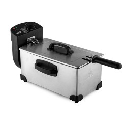 Фритюрник  Muhler DF-3030IX 3.0 Л, неръждаема стомана