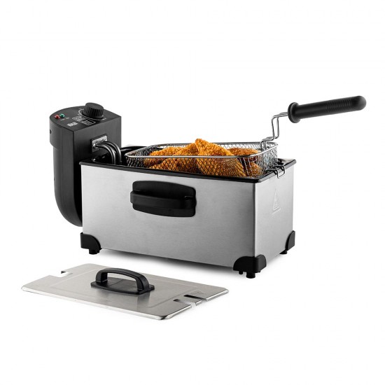 Фритюрник Muhler DF-3030IX 3.0 Л, неръждаема стомана Фритюрник Muhler DF-3030IX 3.0 Л, неръждаема стомана