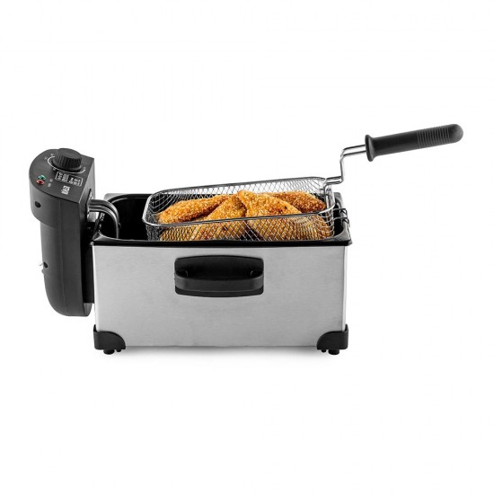 Фритюрник Muhler DF-3030IX 3.0 Л, неръждаема стомана Фритюрник Muhler DF-3030IX 3.0 Л, неръждаема стомана