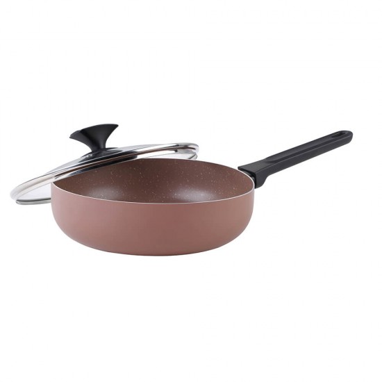 Тиган дълбок с капак Muhler Kikka MR-2607D 26x7.5cm, 3.5L Тиган дълбок с капак Muhler Kikka MR-2607D 26x7.5cm, 3.5L