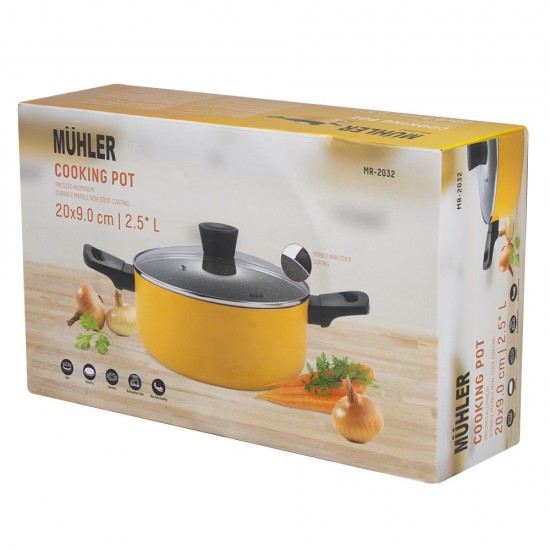 Тенджера Muhler Ida MR-2032 20x9cm, 2.5L Тенджера Muhler Ida MR-2032 20x9cm, 2.5L