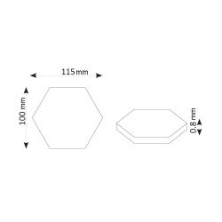 Модулен TOUCH LED панел тип Honeycomb