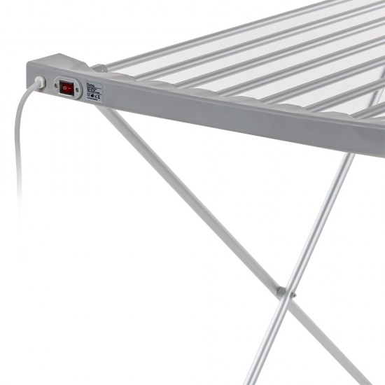 Електрически сушилник за дрехи Homa HCD-1255, 6 м, 8 тръби, до 10 кг Електрически сушилник за дрехи Homa HCD-1255, 6 м, 8 тръби, до 10 кг
