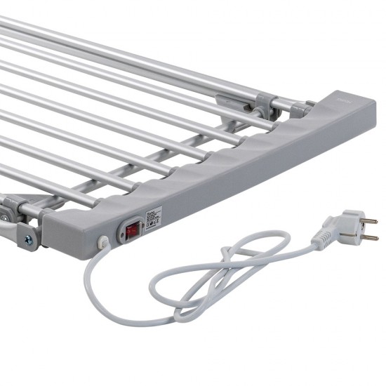 Електрически сушилник за дрехи Homa HCD-1255, 6 м, 8 тръби, до 10 кг Електрически сушилник за дрехи Homa HCD-1255, 6 м, 8 тръби, до 10 кг