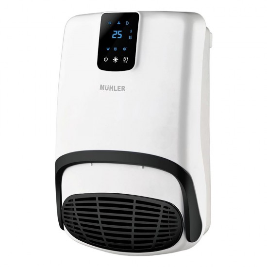 Печка вентилаторна за баня Muhler MBH-2007D, 2000W, eлектронно упр. Печка вентилаторна за баня Muhler MBH-2007D, 2000W, eлектронно упр.