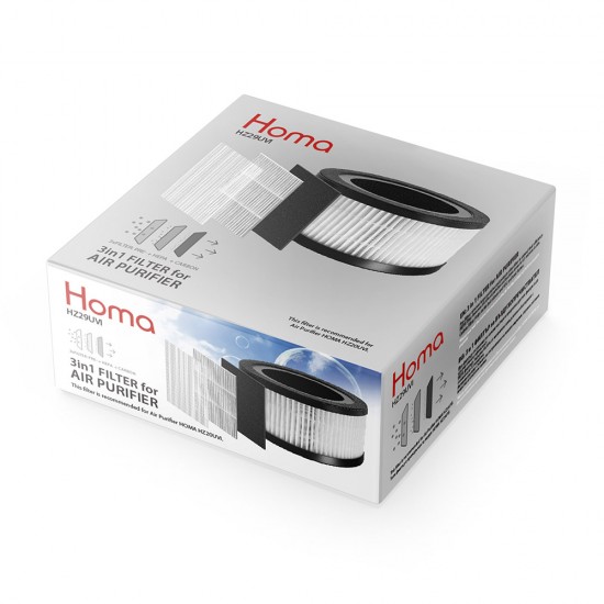 Филтър 3в1 за въздухопречиствател HOMA HZ29UVI Филтър 3в1 за въздухопречиствател HOMA HZ29UVI