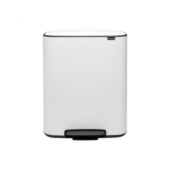 Кош за смет Brabantia Bo Pedal 60L, White