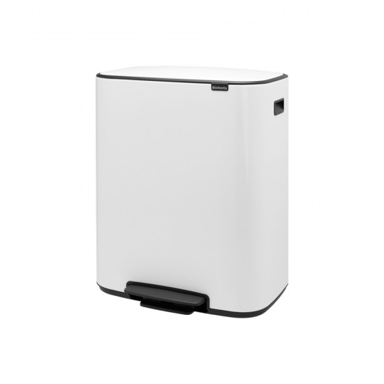 Кош за смет Brabantia Bo Pedal 60L, White