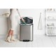 Кош за смет Brabantia Bo Pedal 60L, Matt Steel Fingerprint Proof