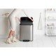 Кош за смет Brabantia Bo Pedal 60L, Matt Steel Fingerprint Proof