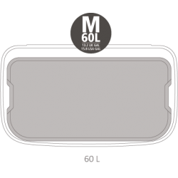 Кош за смет Brabantia Bo Pedal 60L, Matt Steel Fingerprint Proof