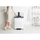 Кош за смет Brabantia Bo Pedal 2x30L, White