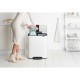 Кош за смет Brabantia Bo Pedal 2x30L, White