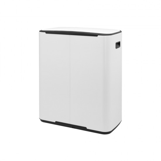 Кош за смет Brabantia Bo Pedal 2x30L, White