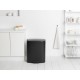 Кош за смет Brabantia Bo Pedal 2x30L, Matt Black