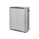 Кош за смет Brabantia Bo Pedal 2x30L, Matt Steel Fingerprint Proof