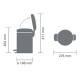 Кош за смет с педал Brabantia NewIcon 3L, Metallic Gold Кош за смет с педал Brabantia NewIcon 3L, Metallic Gold